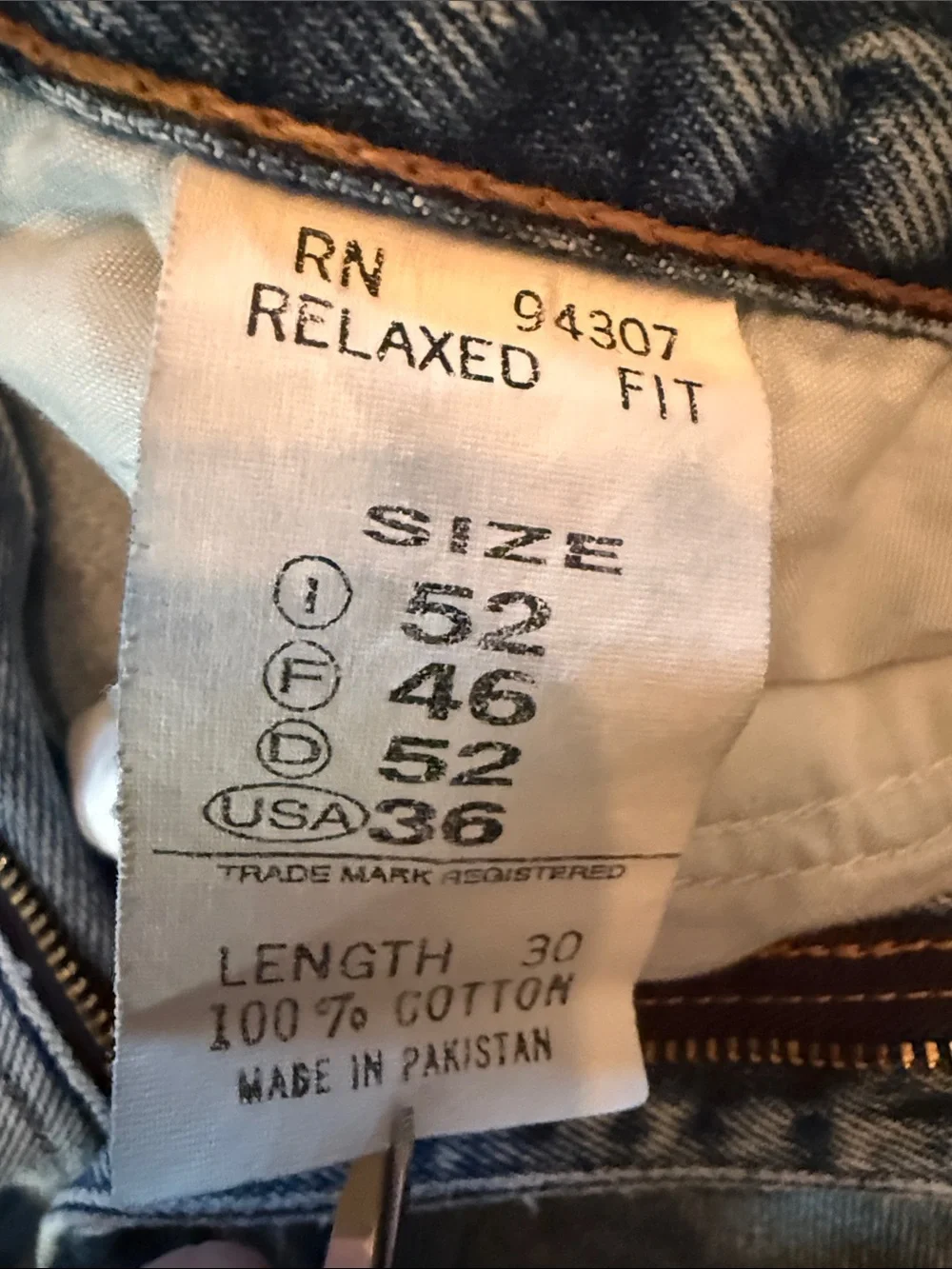 American Outpost Men's Relaxed Fit Light Blue Jeans – 36x30